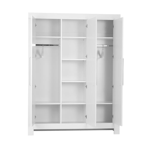 Moon fehér ruhásszekrény, 185 x 142 cm - Pinio-image-1