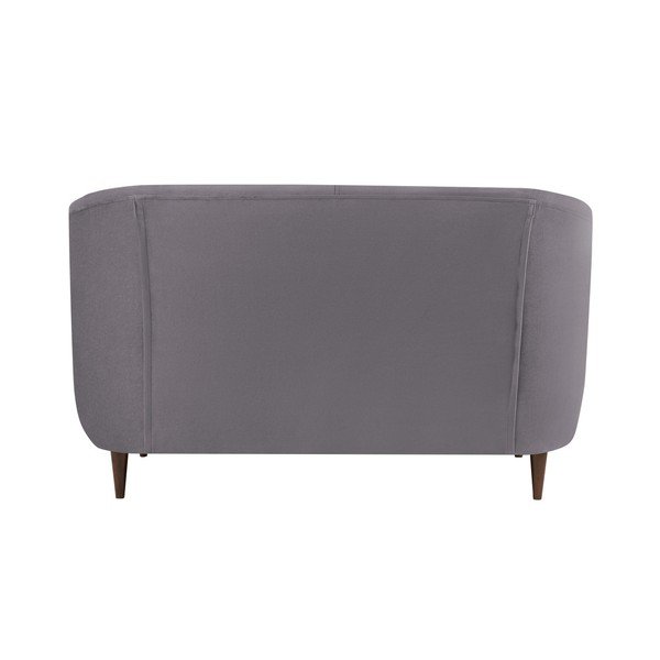 Glam grafitszürke bársonykanapé,125 cm - Kooko Home-image-4