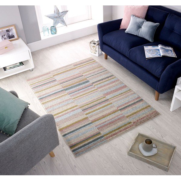 Urban Lines bézs szőnyeg, 200 x 275 cm - Flair Rugs-image-4