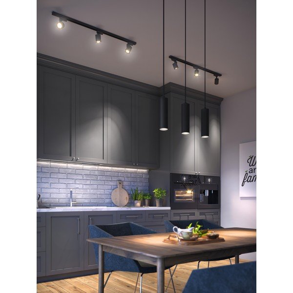 Fekete függőlámpa fém búrával Tresos II – GTV-image-1