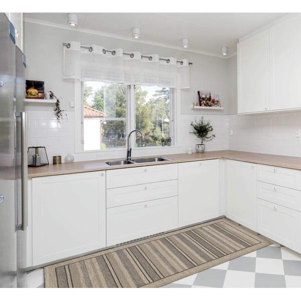 Velour bézs futószőnyeg, 55 x 280 cm - Floorita-image-2