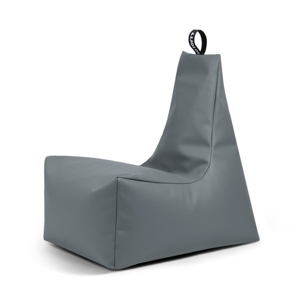 Szürke bőrutánzat babzsákfotel Icy XL – So Soft?