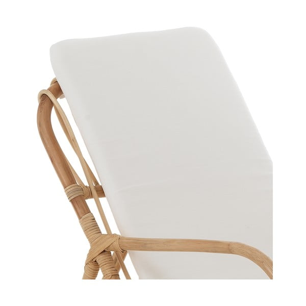 Fehér-natúr színű szövött fotel Erik - Tomasucci-image-1