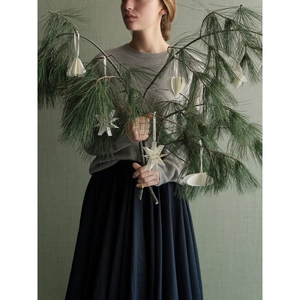 Papír karácsonyfadísz készlet 4 db-os 6,5 cm Kazary – Blomus-image-1