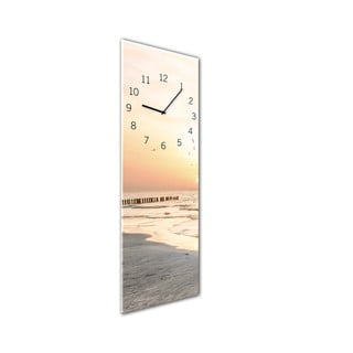 Glassclock Beach falióra, 20 x 60 cm - Styler