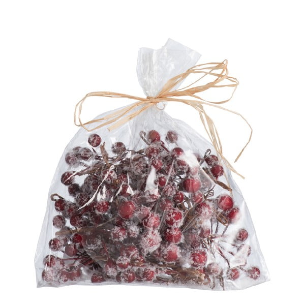 Berries dekorzacskó piros bogyókkal - J-Line