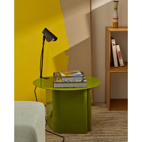 Fekete fém asztali lámpa csiptetővel (magasság 51 cm) Jula – Kave Home-image-3