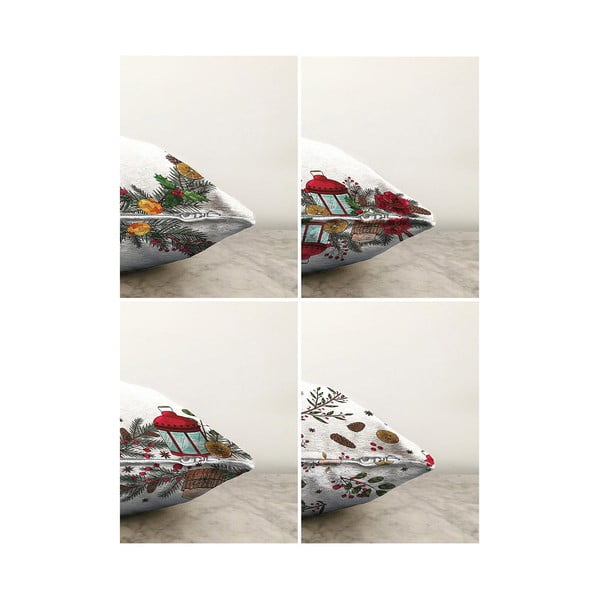 Karácsonyi párnahuzat szett 4 db-os 55x55 cm Merry Christmas - Mila Home-image-1