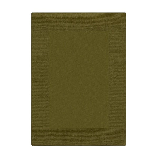 Zöld gyapjú szőnyeg 200x290 cm – Flair Rugs