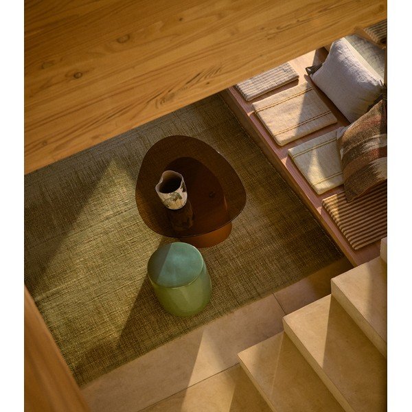 Tárolóasztal üveg asztallappal 47x48 cm Olir – Kave Home-image-3