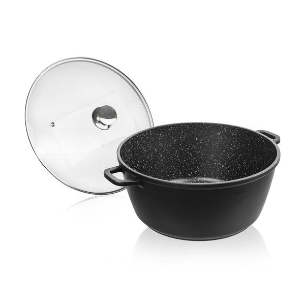 Grande alumínium fazék üvegfedéllel, ø 32 cm - Orion-image-3