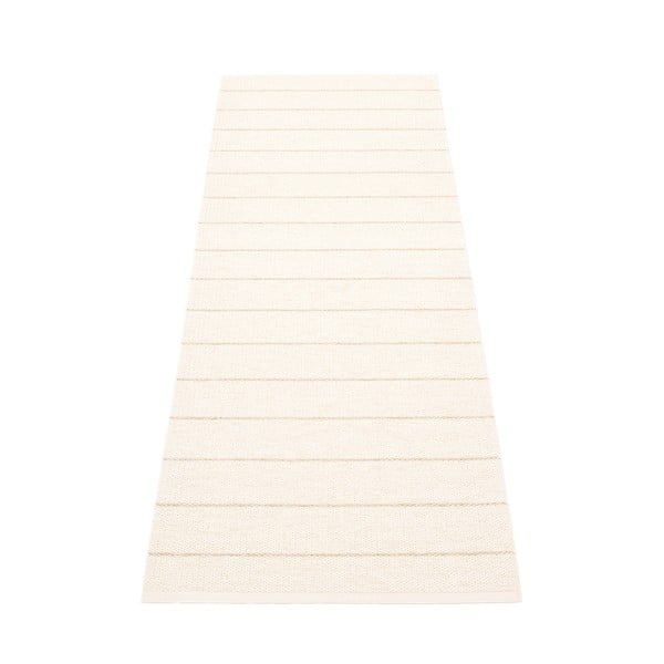 Krémszínű kültéri-beltéri futószőnyeg 70x180 cm Carl Vanilla – Pappelina