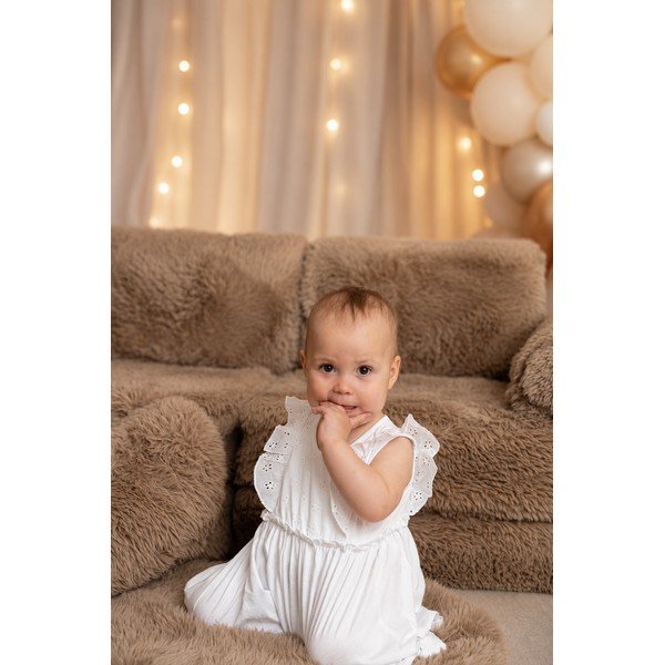 Bézs gyerek fotel Mammoth – Meowbaby-image-1