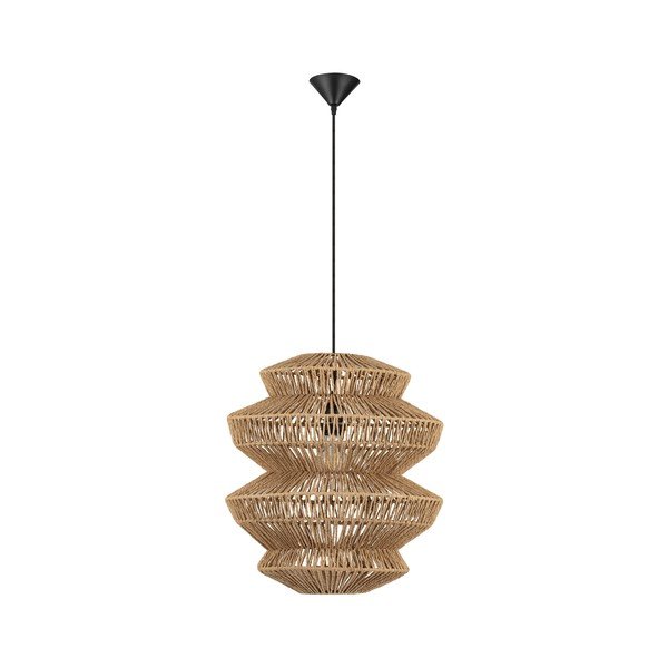 Natúr színű kötél függőlámpa ø 40 cm Nua – Nova Luce