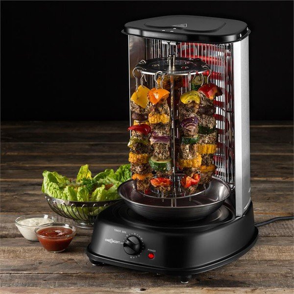 Master fekete kebab grill - OneConcept-image-1