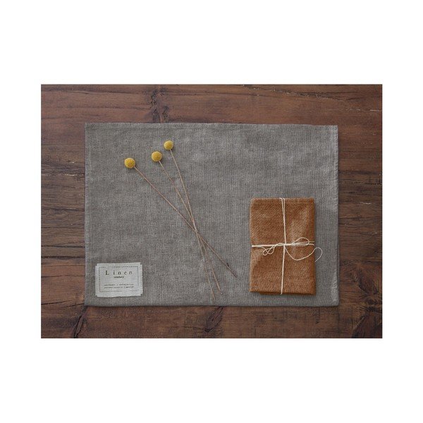 Red Gradient 4 db szövet szalvéta lenkeverékkel, 43 x 43 cm - Really Nice Things-image-3