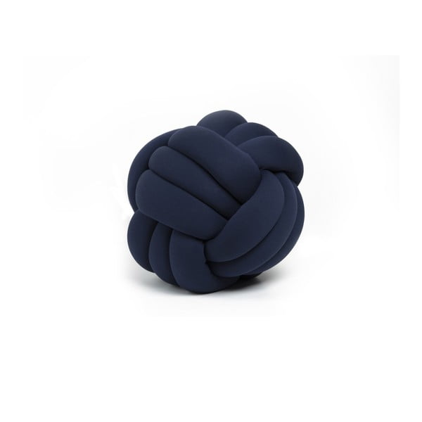 Knot Decorative Cushion sötétkék díszpárna, ⌀ 45 cm