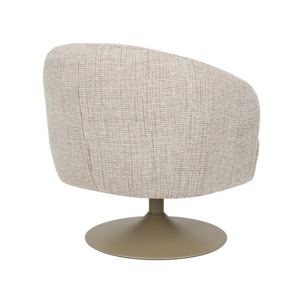 Bézs forgó fotel Renate – White Label-image-4