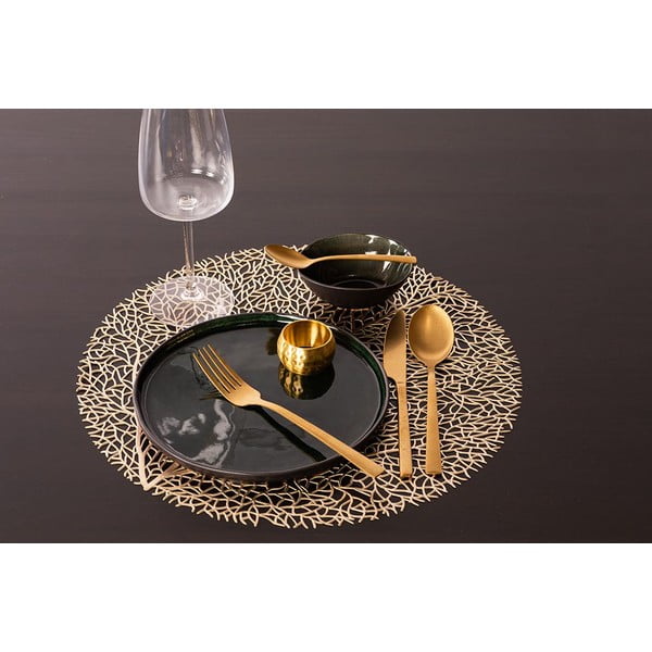 Tányéralátét, aranyszínű, ⌀ 38 cm - Tiseco Home Studio-image-1