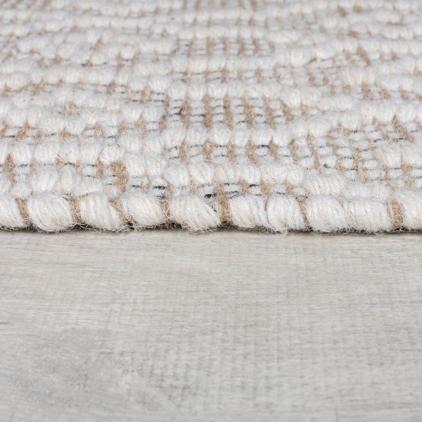 Világosszürke kézi szövésű gyapjú szőnyeg 80x150 cm Dream – Flair Rugs-image-4