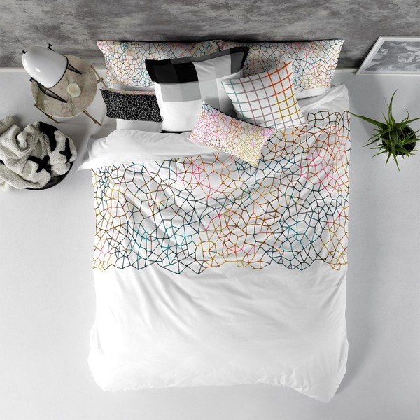 Net pamut paplanhuzat, 200 x 200 cm - Blanc-image-2