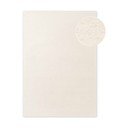 Krémszínű kézi szövésű gyapjú szőnyeg 160x230 cm Puristic Knots – Elle Decoration