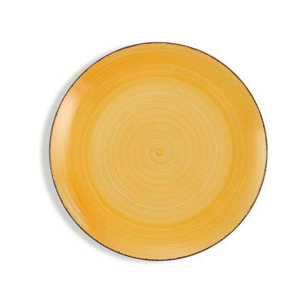 Baita élénk sárga tányérszett, 6 darab, ⌀ 27 cm - Villa d'Este