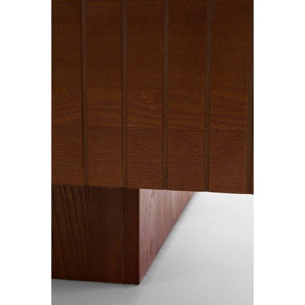 Sötétbarna MDF dohányzóasztal 90x90 cm Furuvik – Jotex-image-4