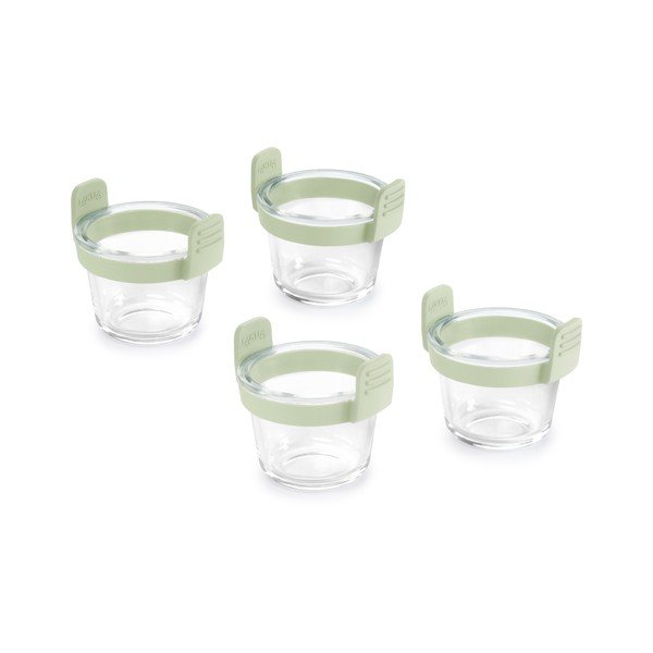 Üveg sütőforma szett forrólevegős fritőzhöz 4 db-os ø 9,5 cm – Lékué