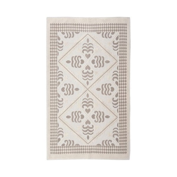 Flair krémszínű pamut szőnyeg, 60 x 90 cm - Unknown