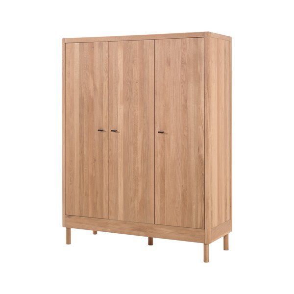 Natúr színű tölgyfa gyerek ruhásszekrény 146x190x55 cm Forrest – Vipack