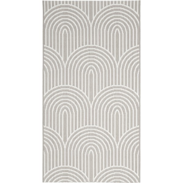 Arches szürke-bézs kültéri szőnyeg, 80 x 150 cm - Westwing Collection