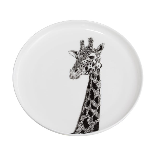 Marini Ferlazzo Giraffe fehér porcelán tányér, ø 20 cm - Maxwell & Williams