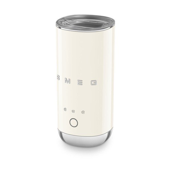 Krémszínű műanyag elektromos tejhabosító 120 ml – SMEG
