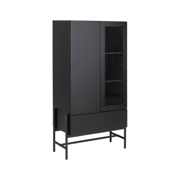 Norse fekete szekrény, magassága 150 cm - Interstil-image-1