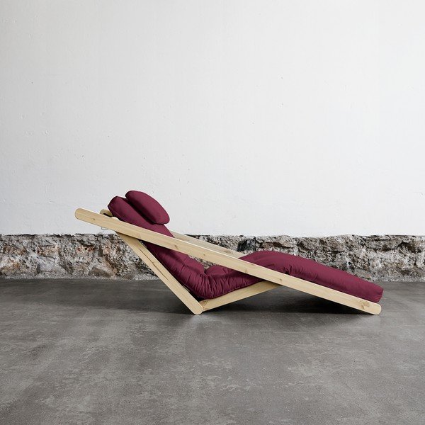 Figo Raw/Bordeaux fekvőfotel, 70 cm - Karup-image-1