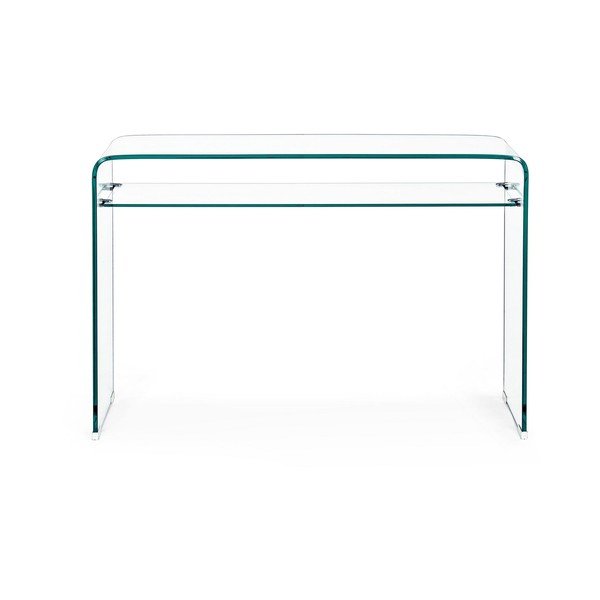 Üveg konzolasztal 35x110 cm Iride – Bizzotto-image-2