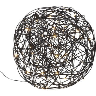 Dark Trassel kültéri világító LED dekoráció rozsdamentes acélból, ø 30 cm - Star Trading