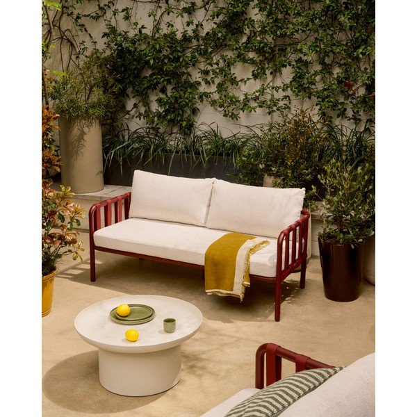 Fém kerek kerti dohányzóasztal ø 70 cm Arcola – Kave Home-image-4