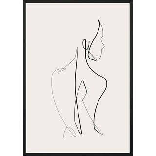 Keretezett poszter 40x50 cm Sketchline Naked – DecoKing