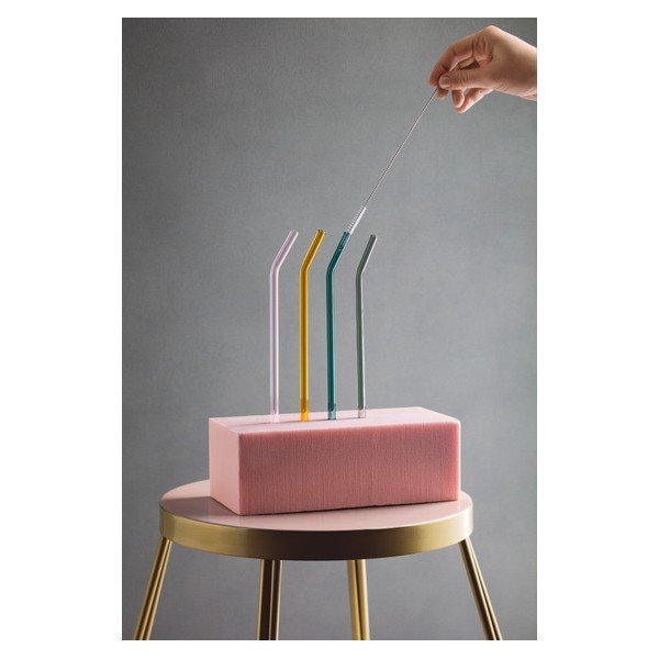 4 db-os üveg szívószál és tisztítókefe szett - Villeroy & Boch-image-4