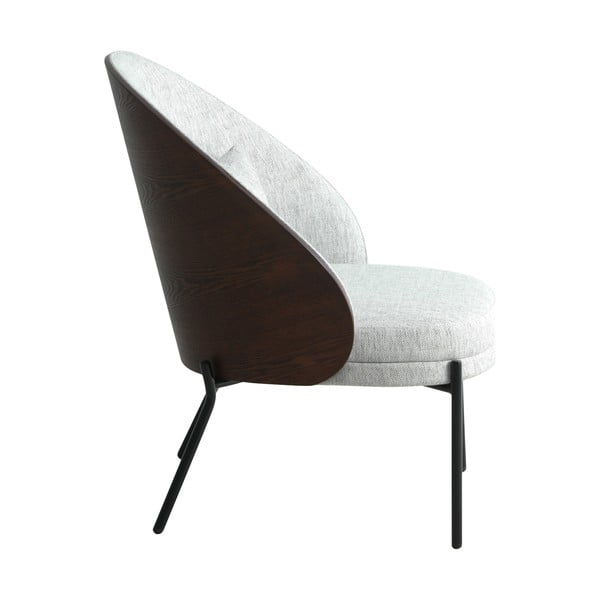 Világosszürke fotel Canelas – House Nordic-image-2