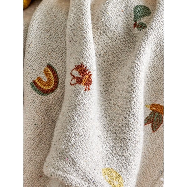 Fehér gyerek takaró 80x100 cm Agnes – Bloomingville Mini-image-2