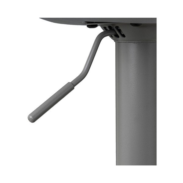 Szürke bőr utánzat állítható magasságú bárszék szett 2 db-os (ülésmagasság 56,5 cm) – Casa Selección-image-3