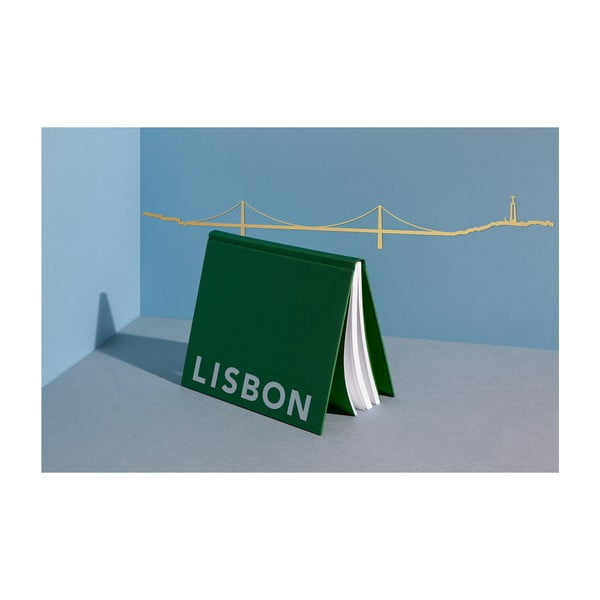 Lisbon aranyozott város sziluett - The Line