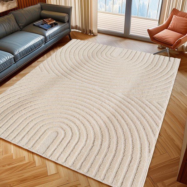 Krémszínű jutakeverék szőnyeg 160x230 cm Art 1122 – Ayyildiz Carpets-image-1