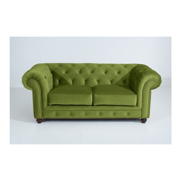 Orleans Velvet zöld kanapé, 196 cm - Max Winzer