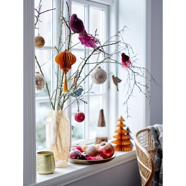 Üveg karácsonyfadísz készlet 2 db-os Loba - Bloomingville-image-2