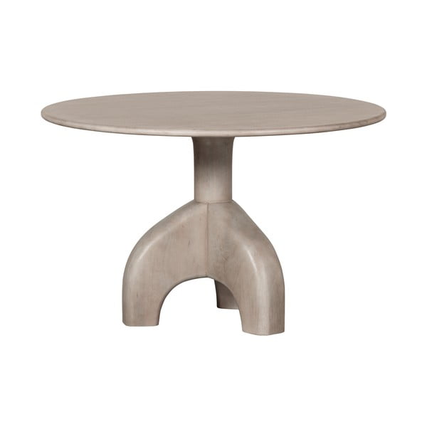 Mangófa kerek étkezőasztal ø 120 cm Smooth – BePureHome-image-1