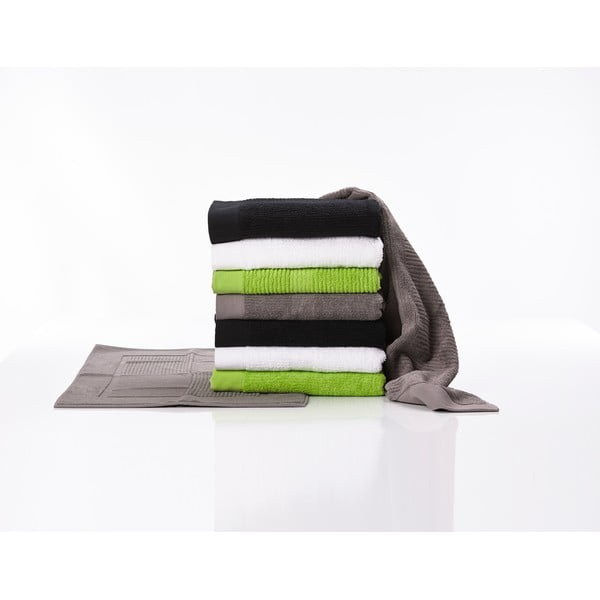 Classic fekete kéztörlő, 50 x 100 cm - Zone-image-1